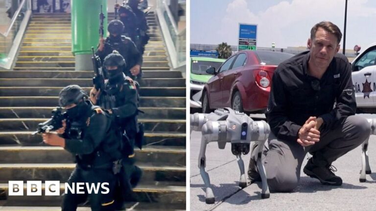 Robodogs and helicopters: One Mexican city’s approach to World Cup security