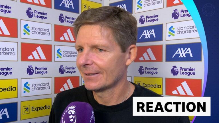 ‘Proud’ but ‘disappointed’ – Glasner’s mixed emotions after Liverpool draw