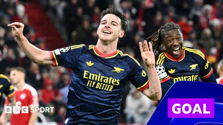 ‘What a goal, what a moment’ – Rice snatches late equaliser against Bayern