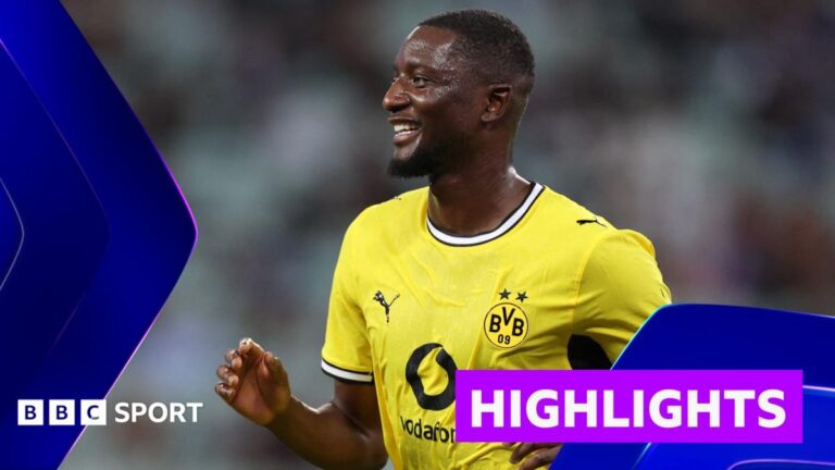 Guirassy double helps Dortmund past Sabah