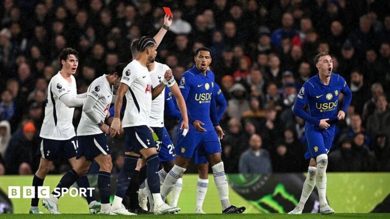 Which game will Chelsea’s Palmer miss after red card?